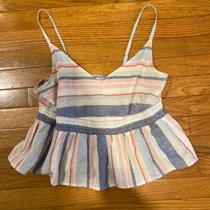 Roxy peplum tank